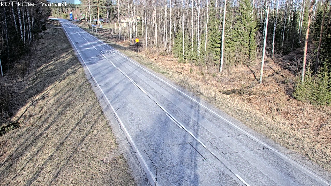 Kelikamerat Kuva Tie 71 Kitee, Väärämäki, Kitee, Pohjois-Karjala