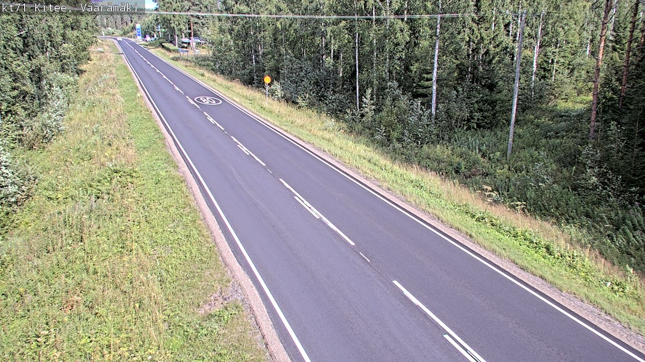 Kelikamerat Kuva Tie 71 Kitee, Väärämäki, Kitee, Pohjois-Karjala
