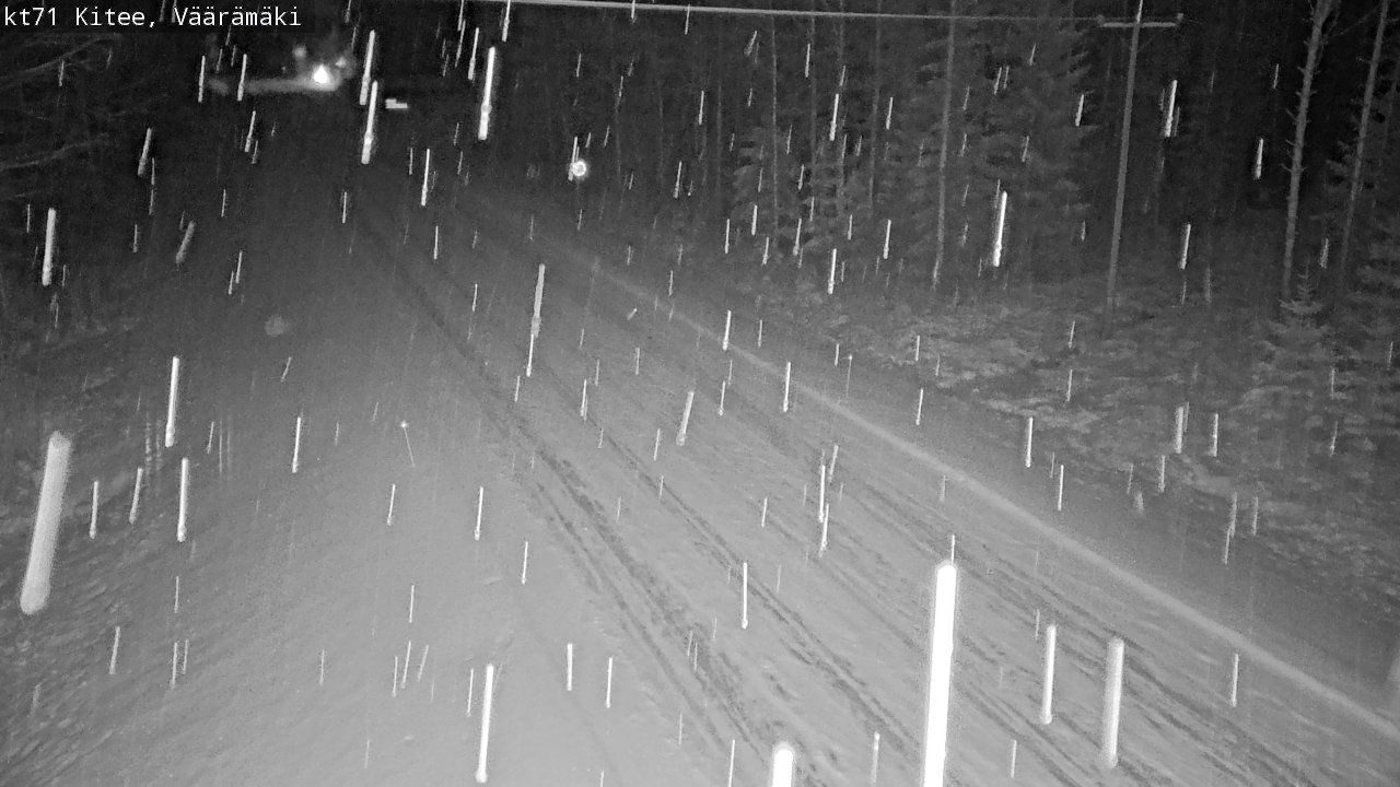 Kelikamerat Kuva Tie 71 Kitee, Väärämäki, Kitee, Pohjois-Karjala