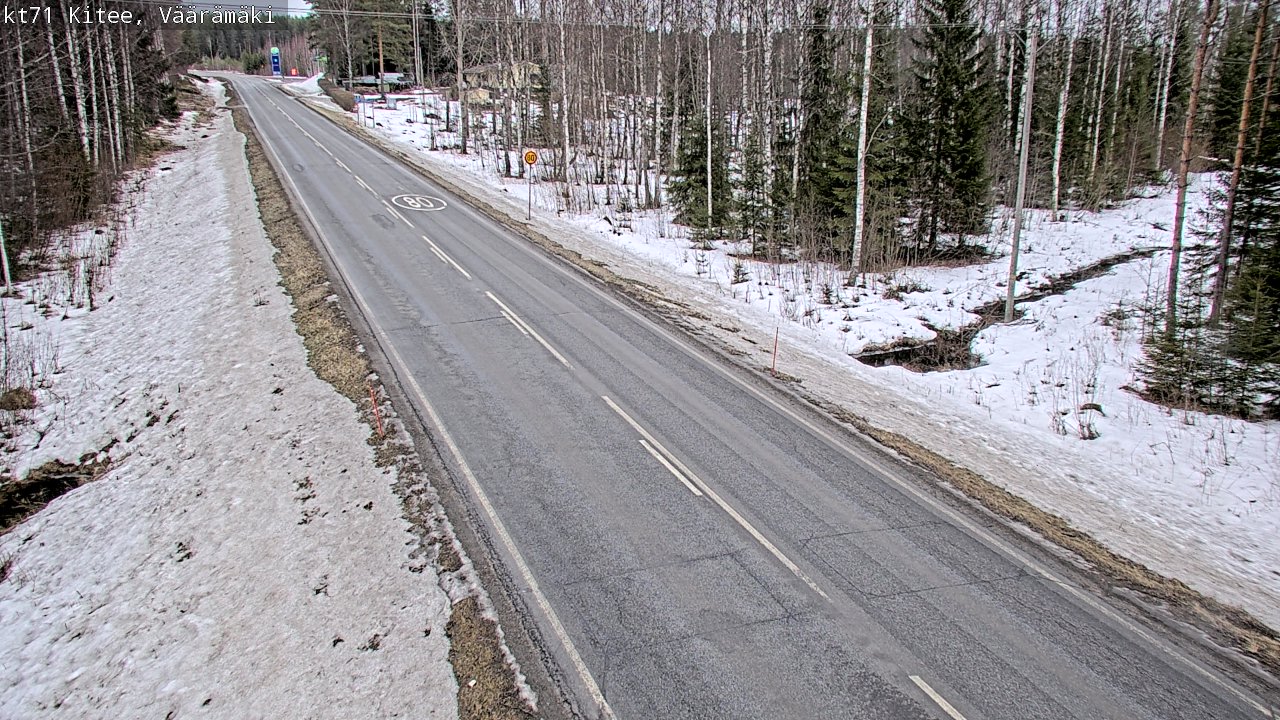 Kelikamerat Kuva Tie 71 Kitee, Väärämäki, Kitee, Pohjois-Karjala