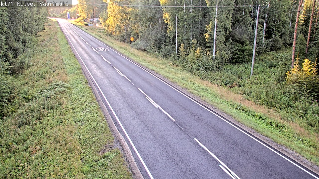 Kelikamerat Kuva Tie 71 Kitee, Väärämäki, Kitee, Pohjois-Karjala