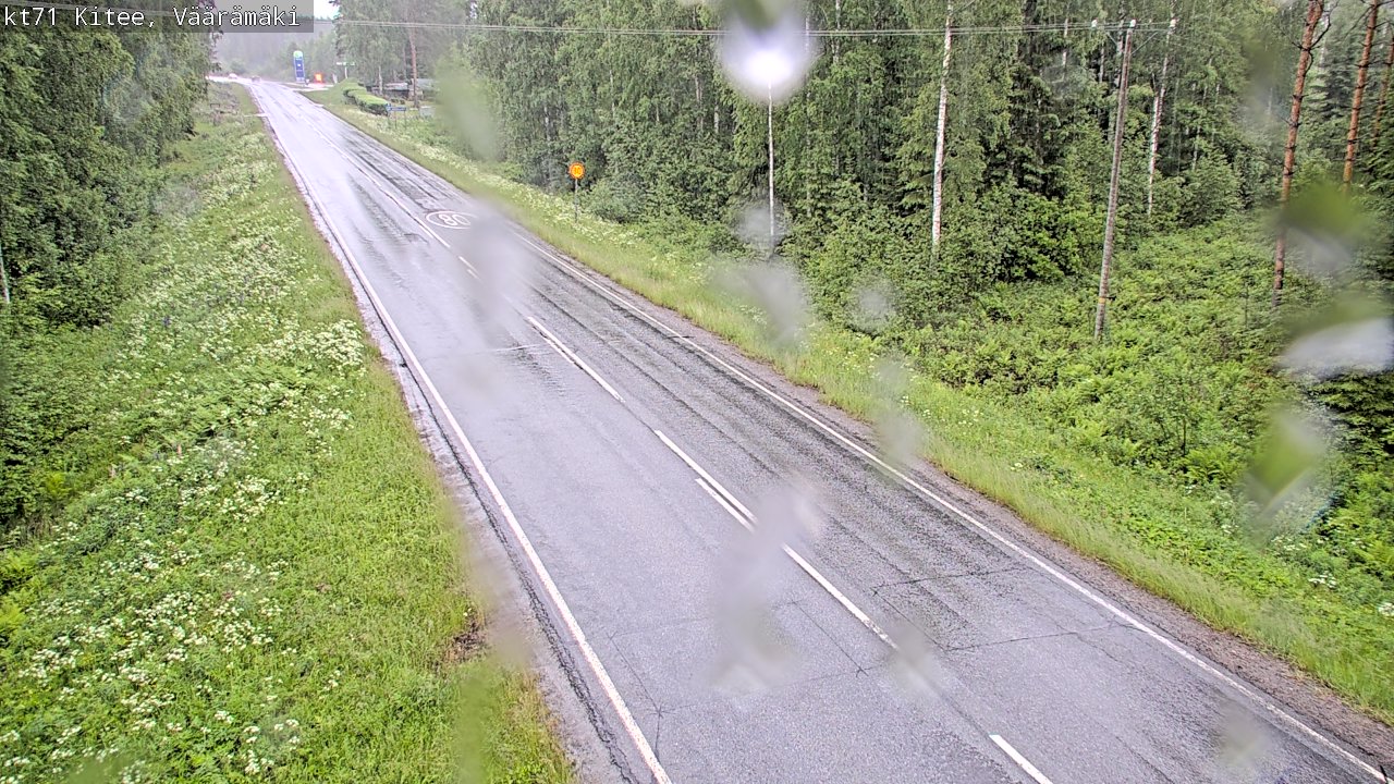Kelikamerat Kuva Tie 71 Kitee, Väärämäki, Kitee, Pohjois-Karjala