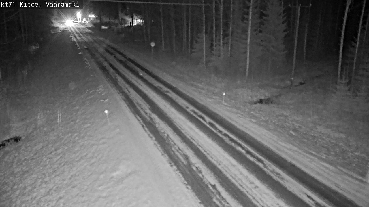 Weather Camera Image Väg 71 Väärämäki, Kitee, Pohjois-Karjala