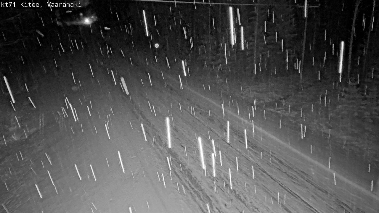 Kelikamerat Kuva Tie 71 Kitee, Väärämäki, Kitee, Pohjois-Karjala