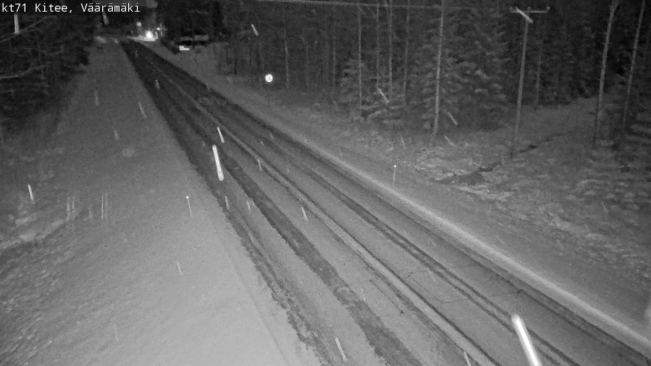 Kelikamerat Kuva Tie 71 Kitee, Väärämäki, Kitee, Pohjois-Karjala