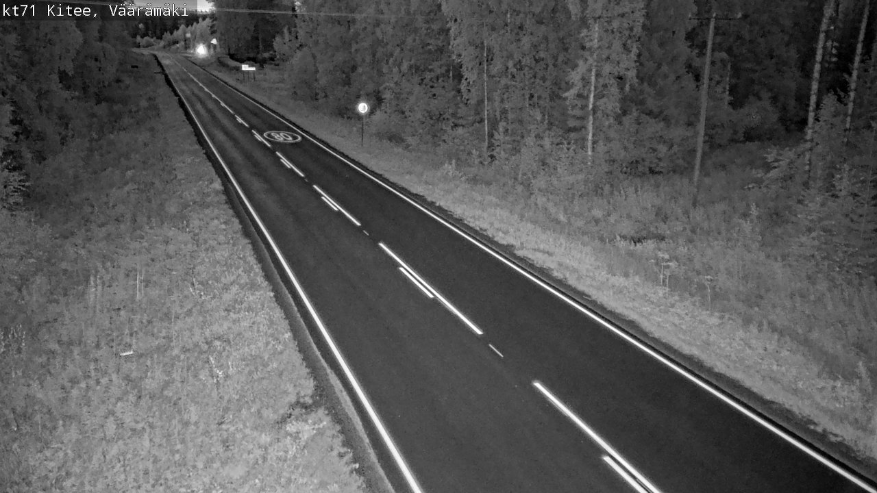 Kelikamerat Kuva Tie 71 Kitee, Väärämäki, Kitee, Pohjois-Karjala
