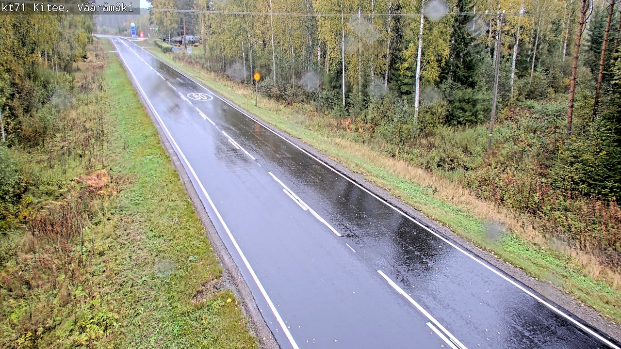 Kelikamerat Kuva Tie 71 Kitee, Väärämäki, Kitee, Pohjois-Karjala