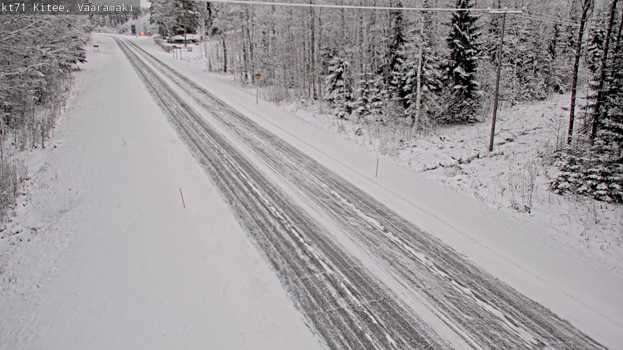 Kelikamerat Kuva Tie 71 Kitee, Väärämäki, Kitee, Pohjois-Karjala