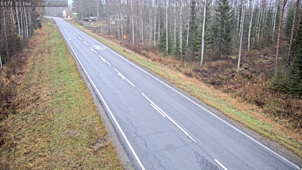 Kelikamerat Kuva Tie 71 Kitee, Väärämäki, Kitee, Pohjois-Karjala