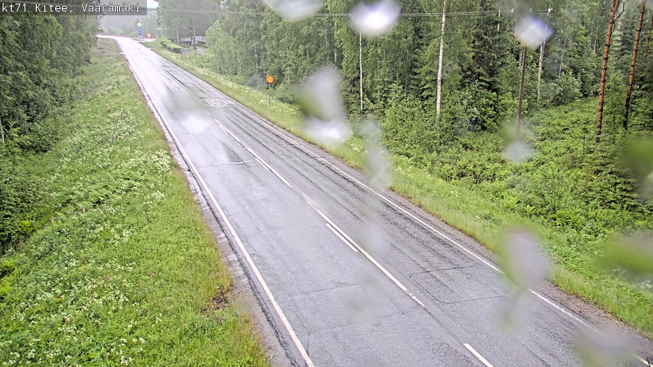 Kelikamerat Kuva Tie 71 Kitee, Väärämäki, Kitee, Pohjois-Karjala