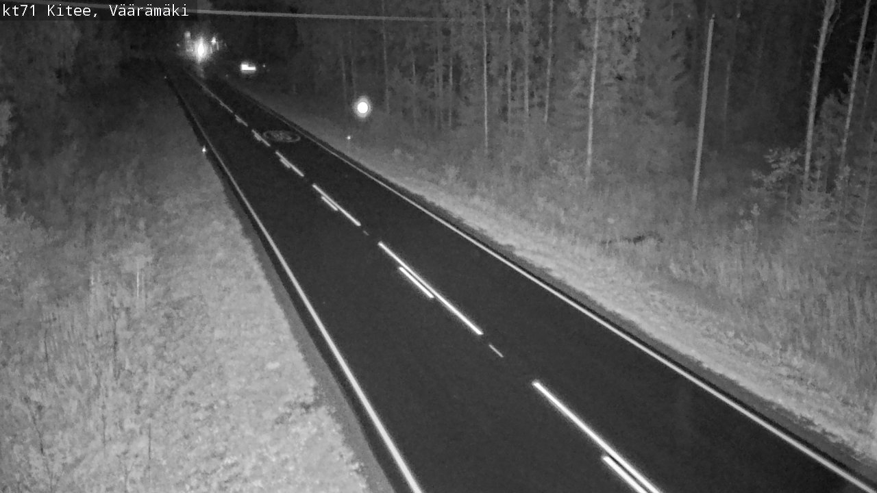 Kelikamerat Kuva Tie 71 Kitee, Väärämäki, Kitee, Pohjois-Karjala