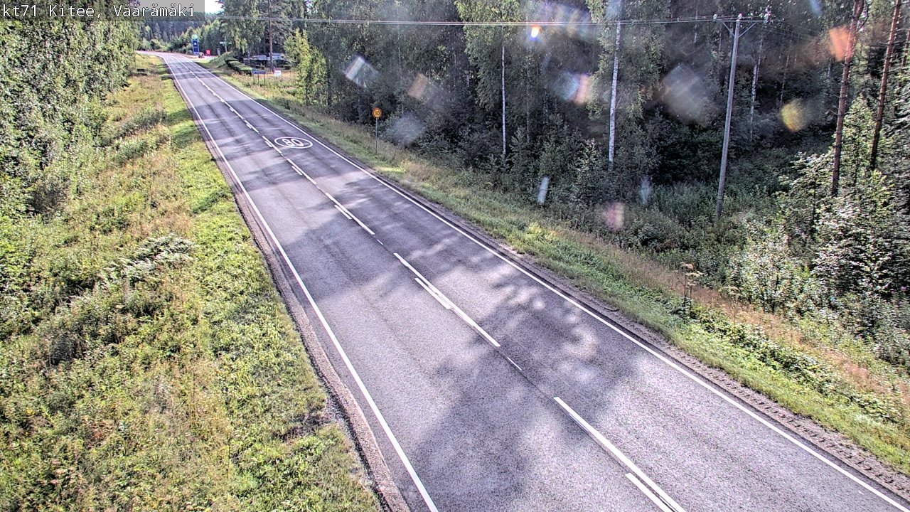 Weather Camera Image Road 71 Väärämäki, Kitee, Pohjois-Karjala