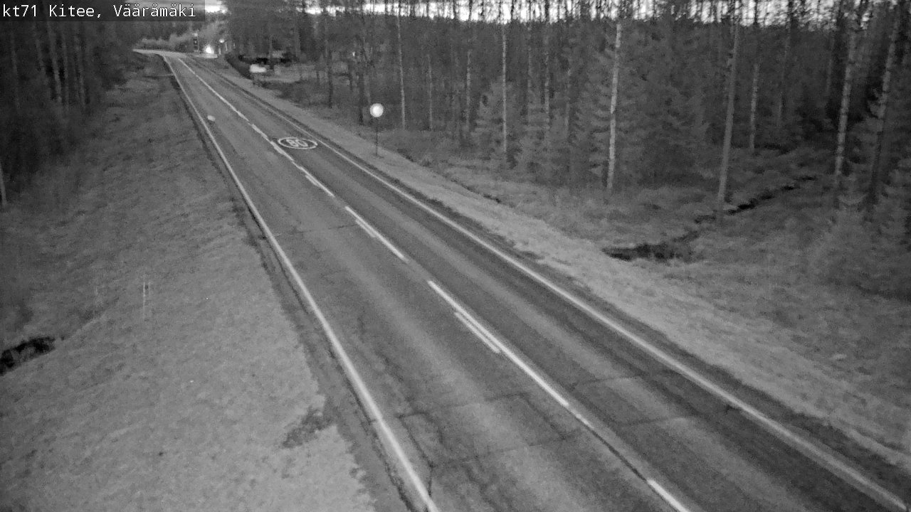 Kelikamerat Kuva Tie 71 Kitee, Väärämäki, Kitee, Pohjois-Karjala