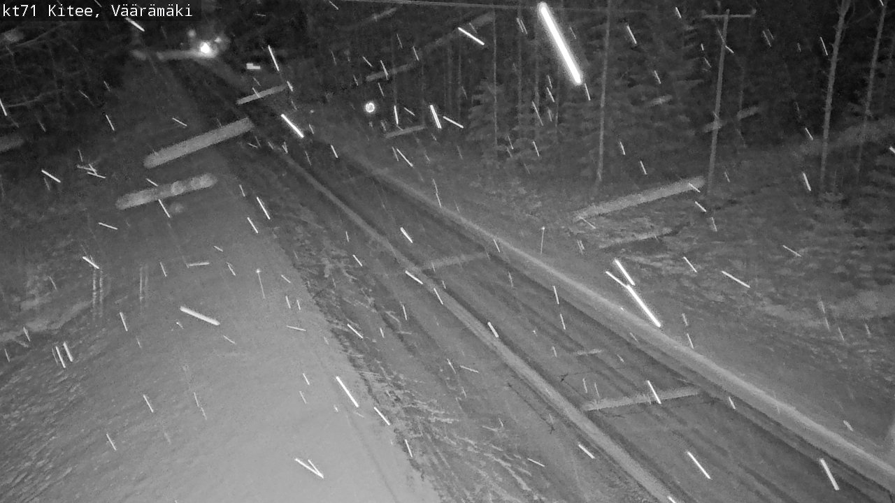 Kelikamerat Kuva Tie 71 Kitee, Väärämäki, Kitee, Pohjois-Karjala