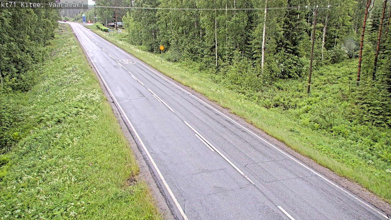 Kelikamerat Kuva Tie 71 Kitee, Väärämäki, Kitee, Pohjois-Karjala