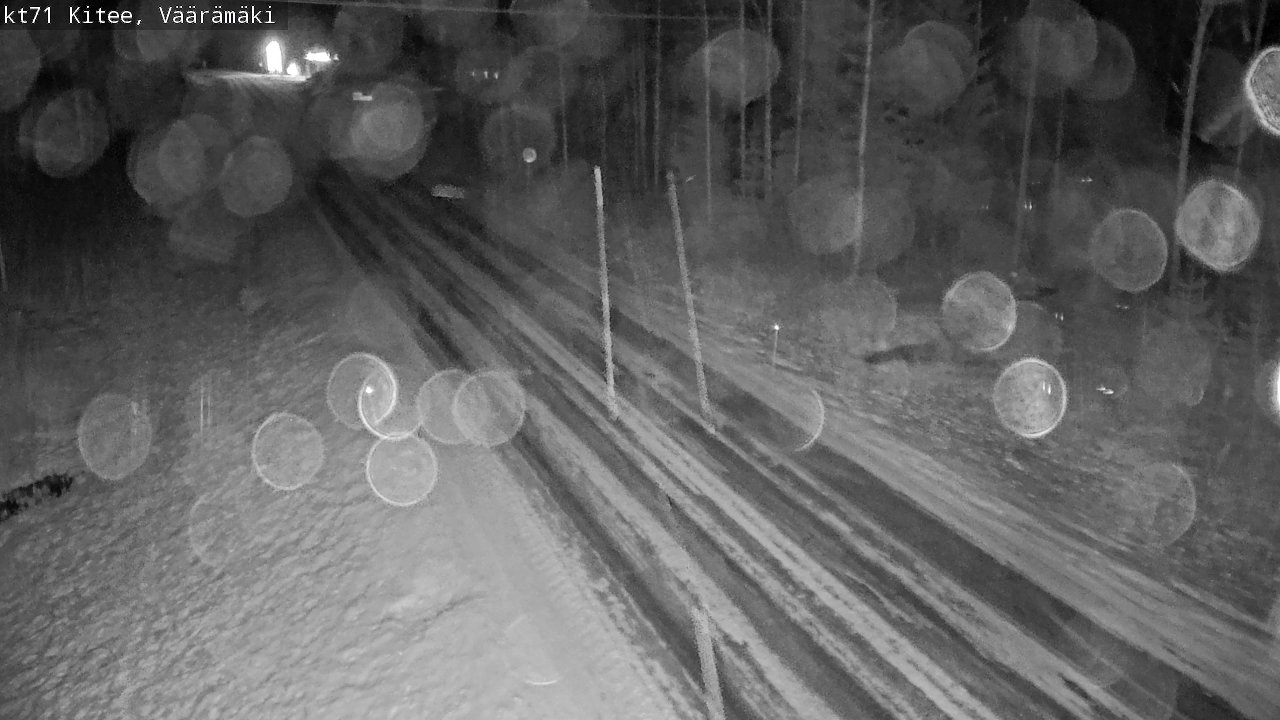 Weather Camera Image Väg 71 Väärämäki, Kitee, Pohjois-Karjala
