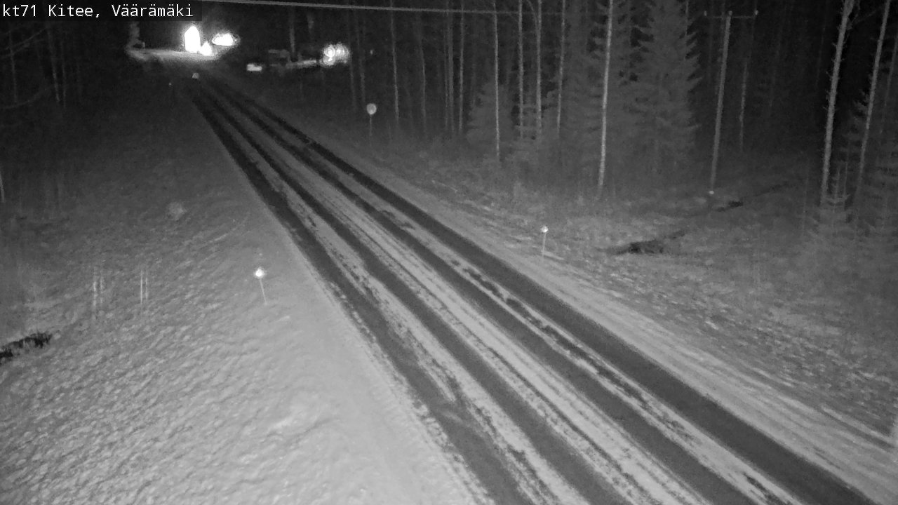 Weather Camera Image Väg 71 Väärämäki, Kitee, Pohjois-Karjala