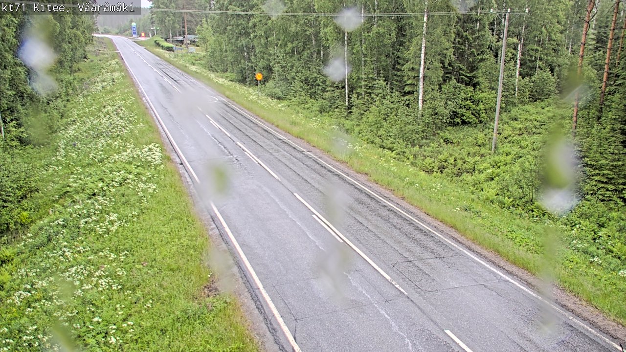 Kelikamerat Kuva Tie 71 Kitee, Väärämäki, Kitee, Pohjois-Karjala