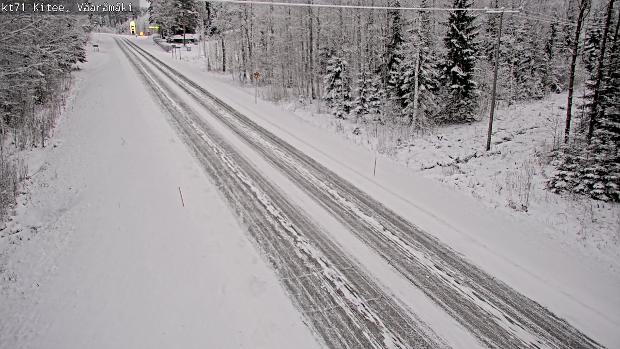 Kelikamerat Kuva Tie 71 Kitee, Väärämäki, Kitee, Pohjois-Karjala