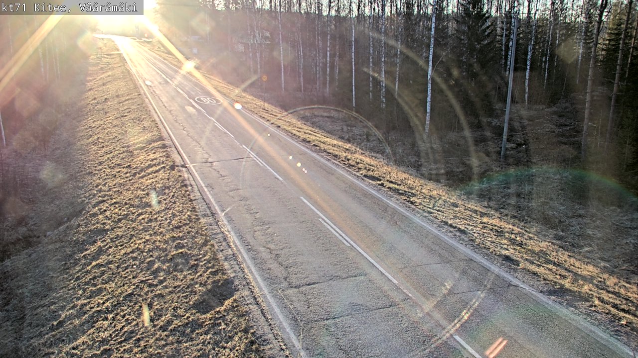Kelikamerat Kuva Tie 71 Kitee, Väärämäki, Kitee, Pohjois-Karjala