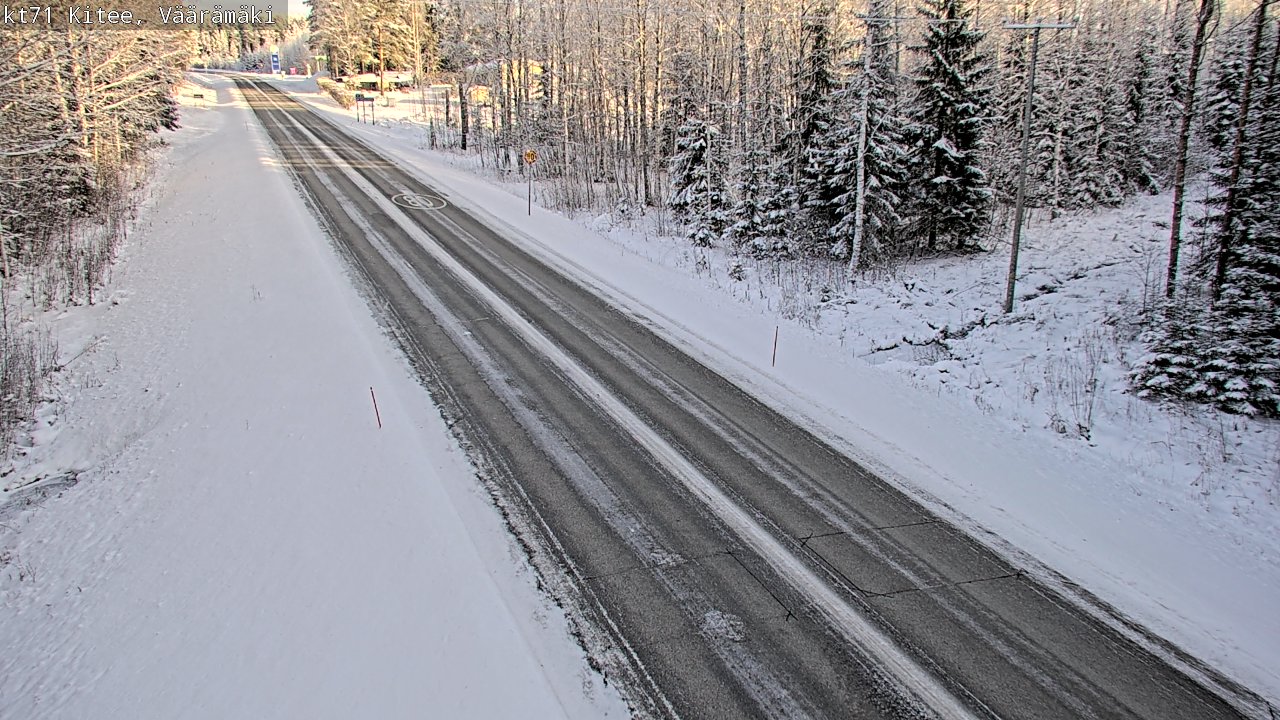 Kelikamerat Kuva Tie 71 Kitee, Väärämäki, Kitee, Pohjois-Karjala