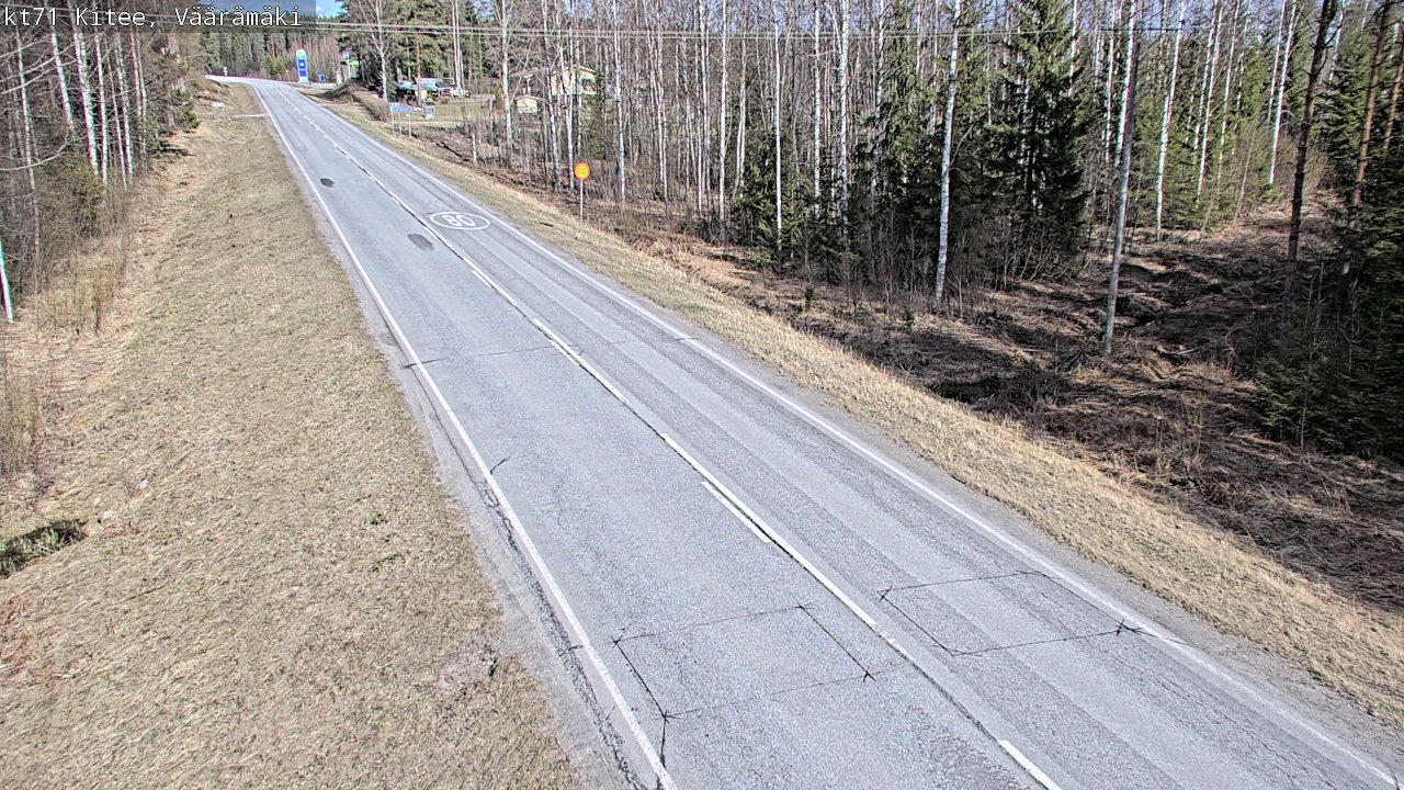 Kelikamerat Kuva Tie 71 Kitee, Väärämäki, Kitee, Pohjois-Karjala
