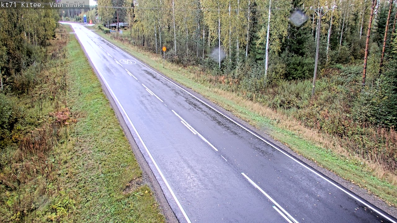 Weather Camera Image Road 71 Väärämäki, Kitee, Pohjois-Karjala