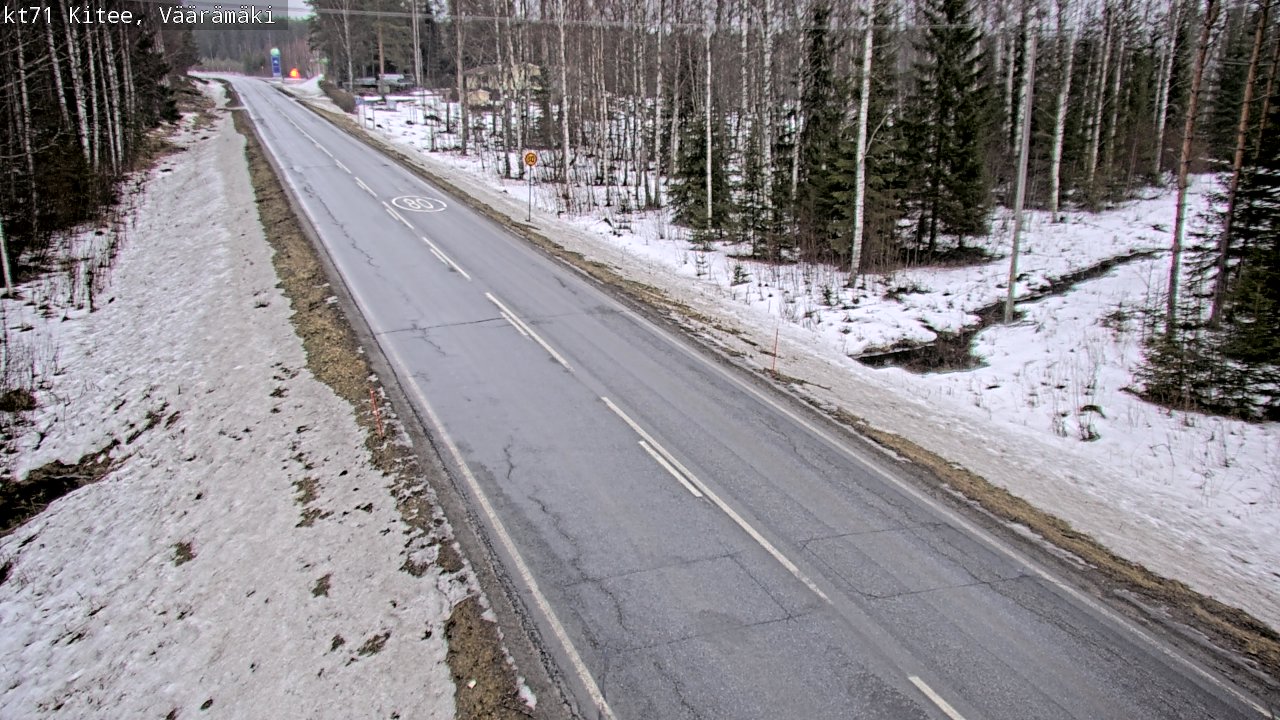 Kelikamerat Kuva Tie 71 Kitee, Väärämäki, Kitee, Pohjois-Karjala