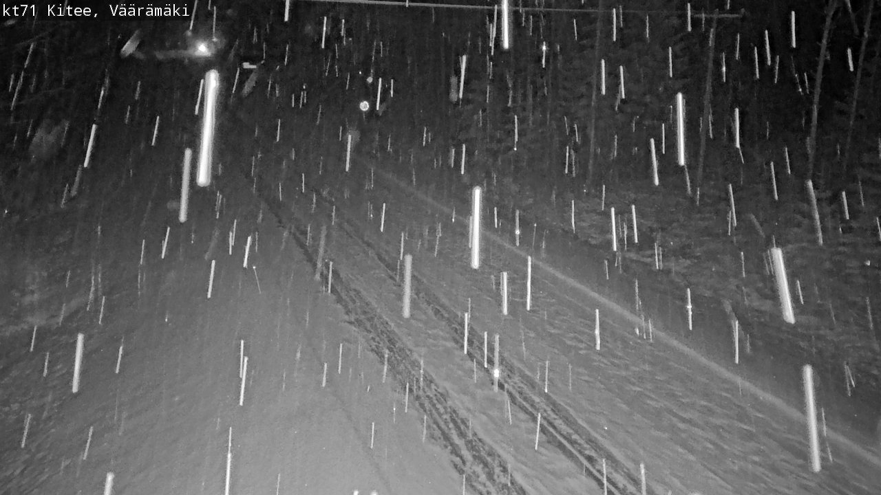 Kelikamerat Kuva Tie 71 Kitee, Väärämäki, Kitee, Pohjois-Karjala