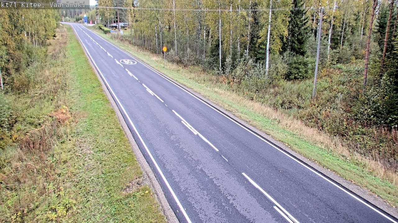 Kelikamerat Kuva Tie 71 Kitee, Väärämäki, Kitee, Pohjois-Karjala