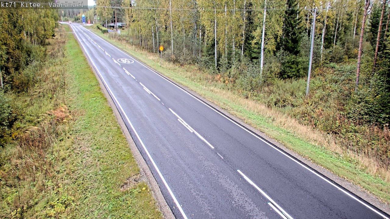 Kelikamerat Kuva Tie 71 Kitee, Väärämäki, Kitee, Pohjois-Karjala