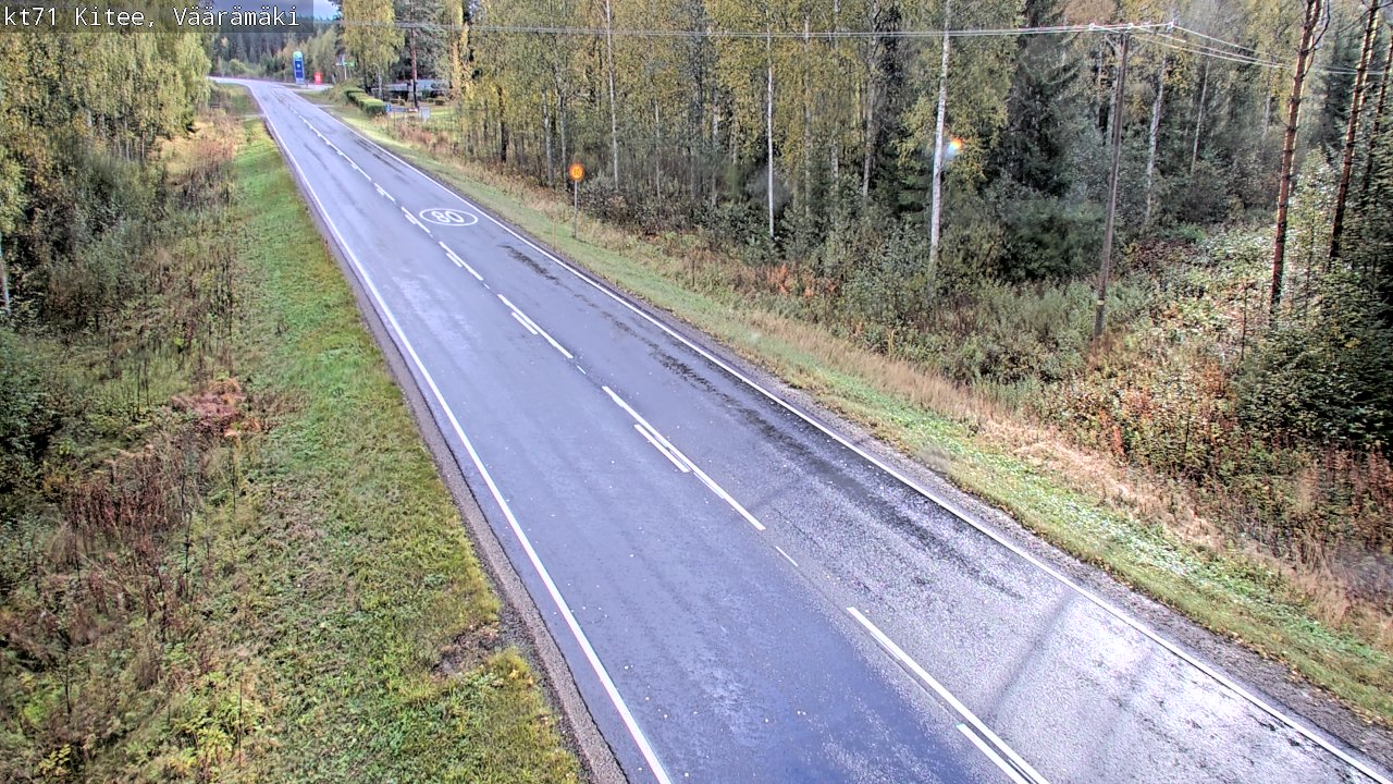 Weather Camera Image Road 71 Väärämäki, Kitee, Pohjois-Karjala
