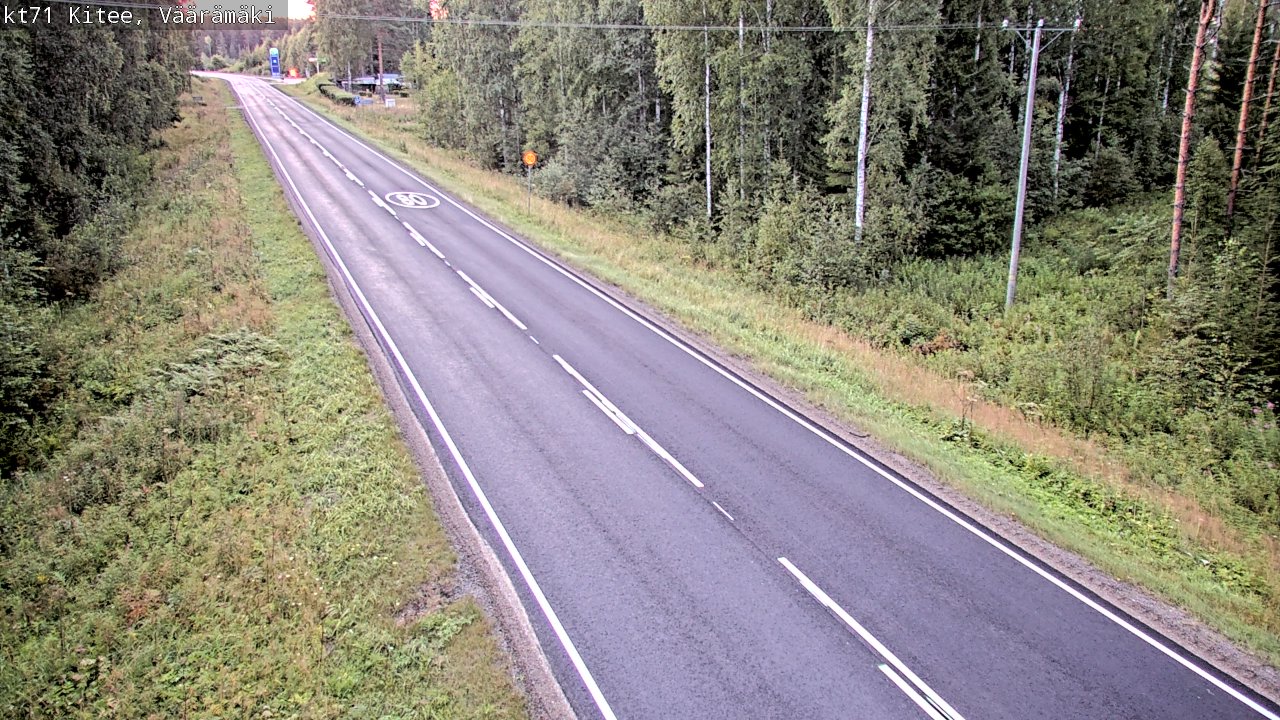 Kelikamerat Kuva Tie 71 Kitee, Väärämäki, Kitee, Pohjois-Karjala