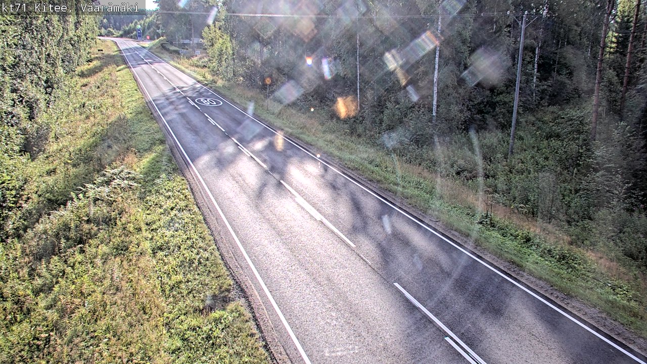 Weather Camera Image Road 71 Väärämäki, Kitee, Pohjois-Karjala