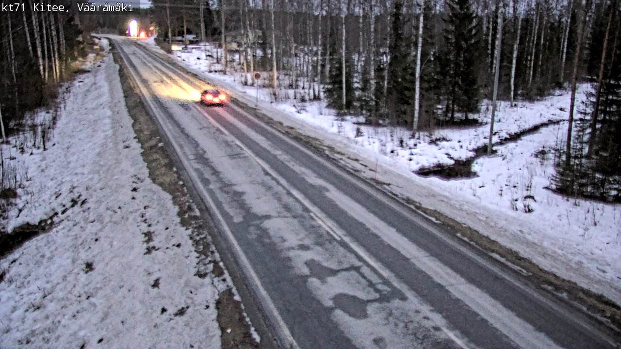 Kelikamerat Kuva Tie 71 Kitee, Väärämäki, Kitee, Pohjois-Karjala