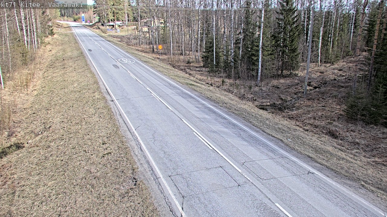 Kelikamerat Kuva Tie 71 Kitee, Väärämäki, Kitee, Pohjois-Karjala