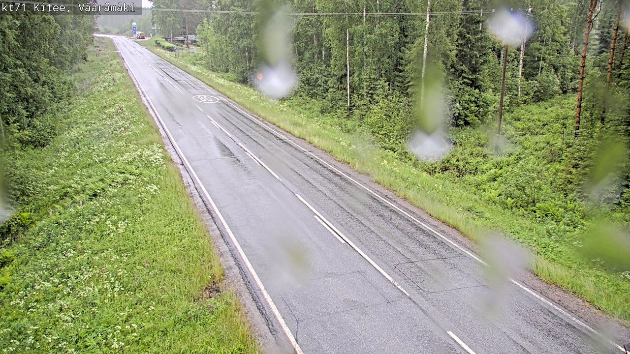 Kelikamerat Kuva Tie 71 Kitee, Väärämäki, Kitee, Pohjois-Karjala