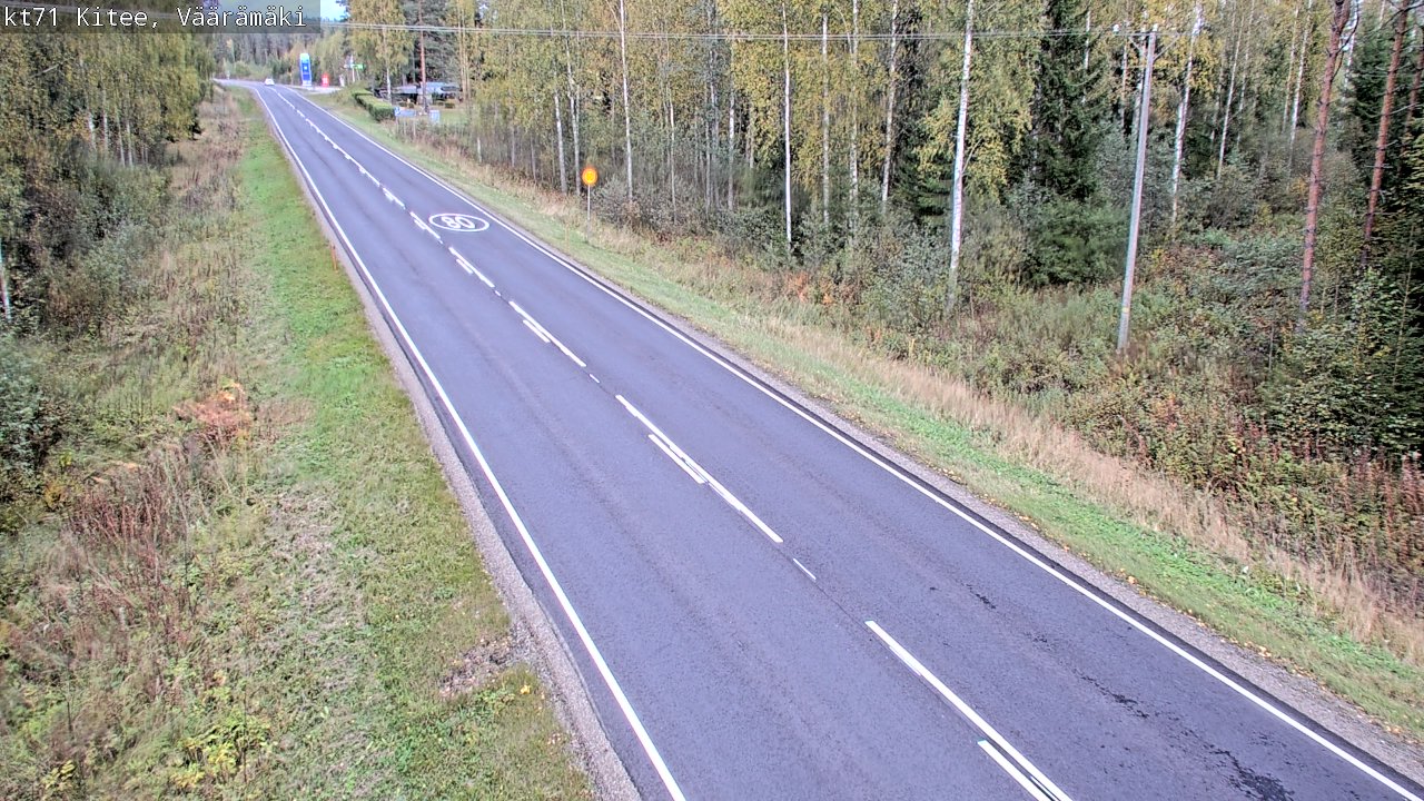 Kelikamerat Kuva Tie 71 Kitee, Väärämäki, Kitee, Pohjois-Karjala