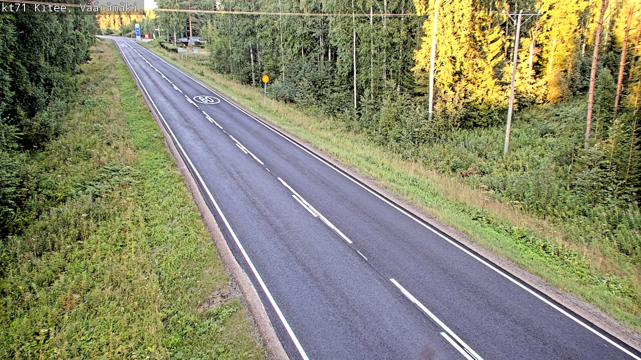Kelikamerat Kuva Tie 71 Kitee, Väärämäki, Kitee, Pohjois-Karjala