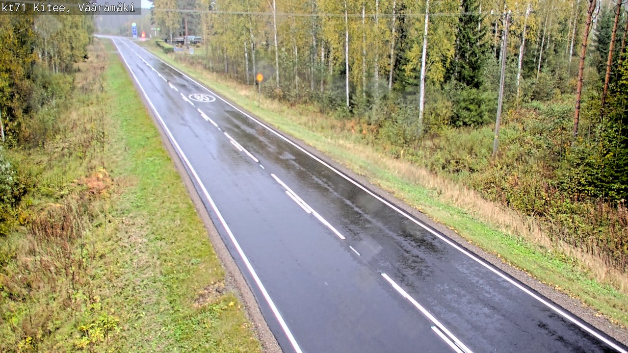 Kelikamerat Kuva Tie 71 Kitee, Väärämäki, Kitee, Pohjois-Karjala