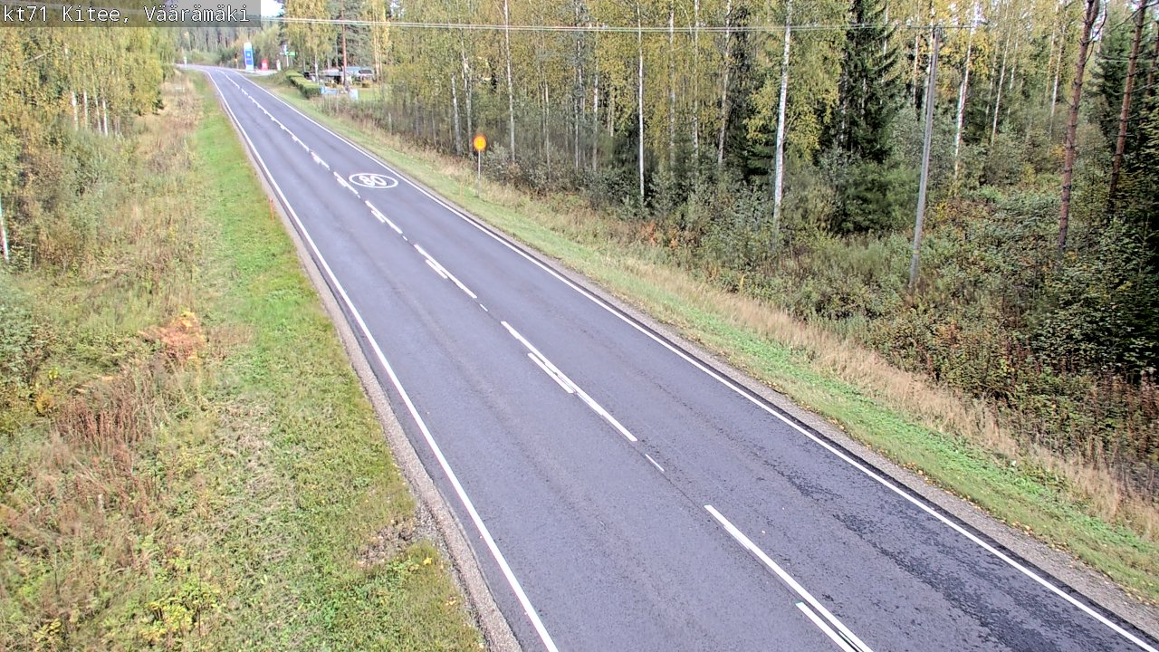 Kelikamerat Kuva Tie 71 Kitee, Väärämäki, Kitee, Pohjois-Karjala