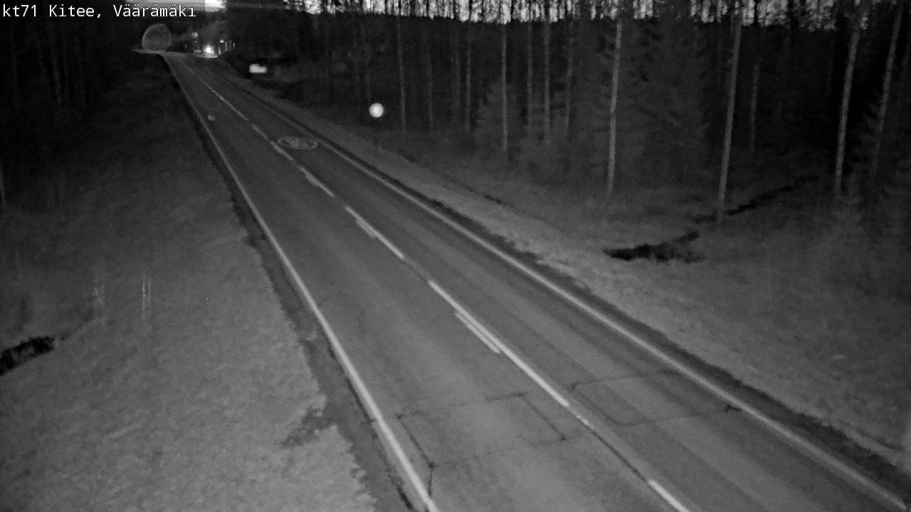 Weather Camera Image Väg 71 Väärämäki, Kitee, Pohjois-Karjala