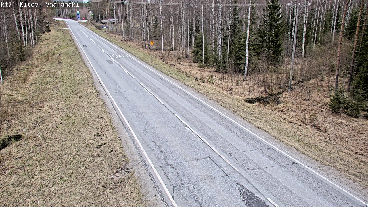 Weather Camera Image Road 71 Väärämäki, Kitee, Pohjois-Karjala