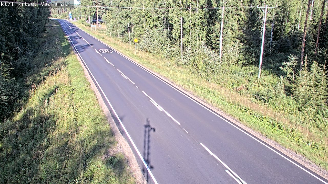 Kelikamerat Kuva Tie 71 Kitee, Väärämäki, Kitee, Pohjois-Karjala