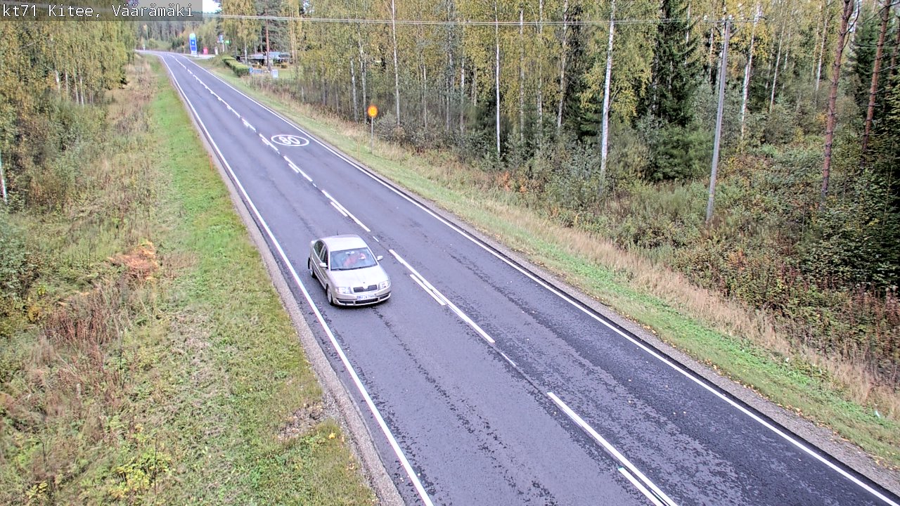 Kelikamerat Kuva Tie 71 Kitee, Väärämäki, Kitee, Pohjois-Karjala