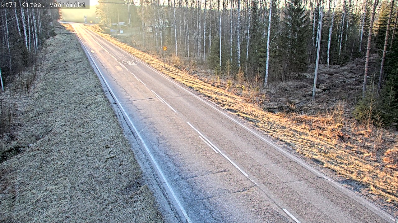 Kelikamerat Kuva Tie 71 Kitee, Väärämäki, Kitee, Pohjois-Karjala