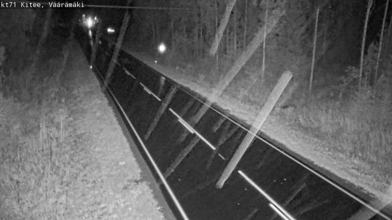 Kelikamerat Kuva Tie 71 Kitee, Väärämäki, Kitee, Pohjois-Karjala