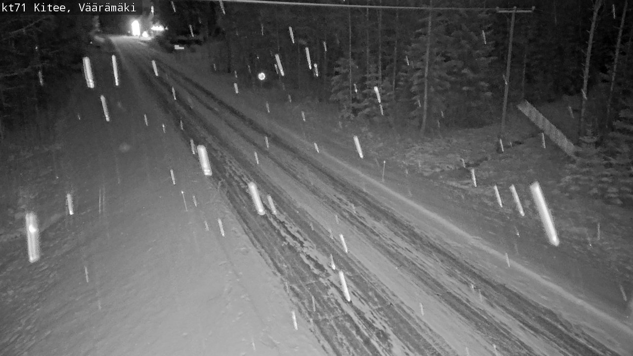 Kelikamerat Kuva Tie 71 Kitee, Väärämäki, Kitee, Pohjois-Karjala