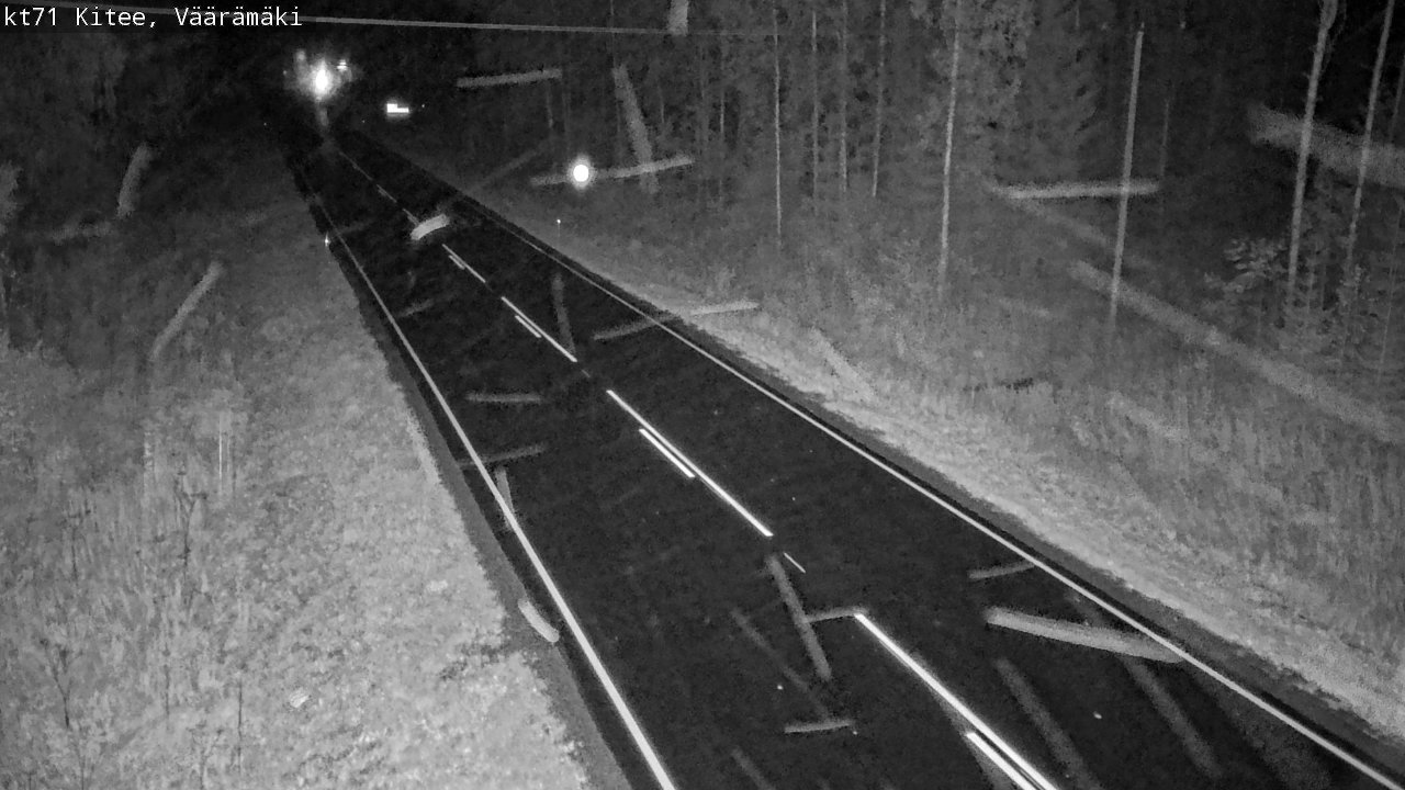 Kelikamerat Kuva Tie 71 Kitee, Väärämäki, Kitee, Pohjois-Karjala