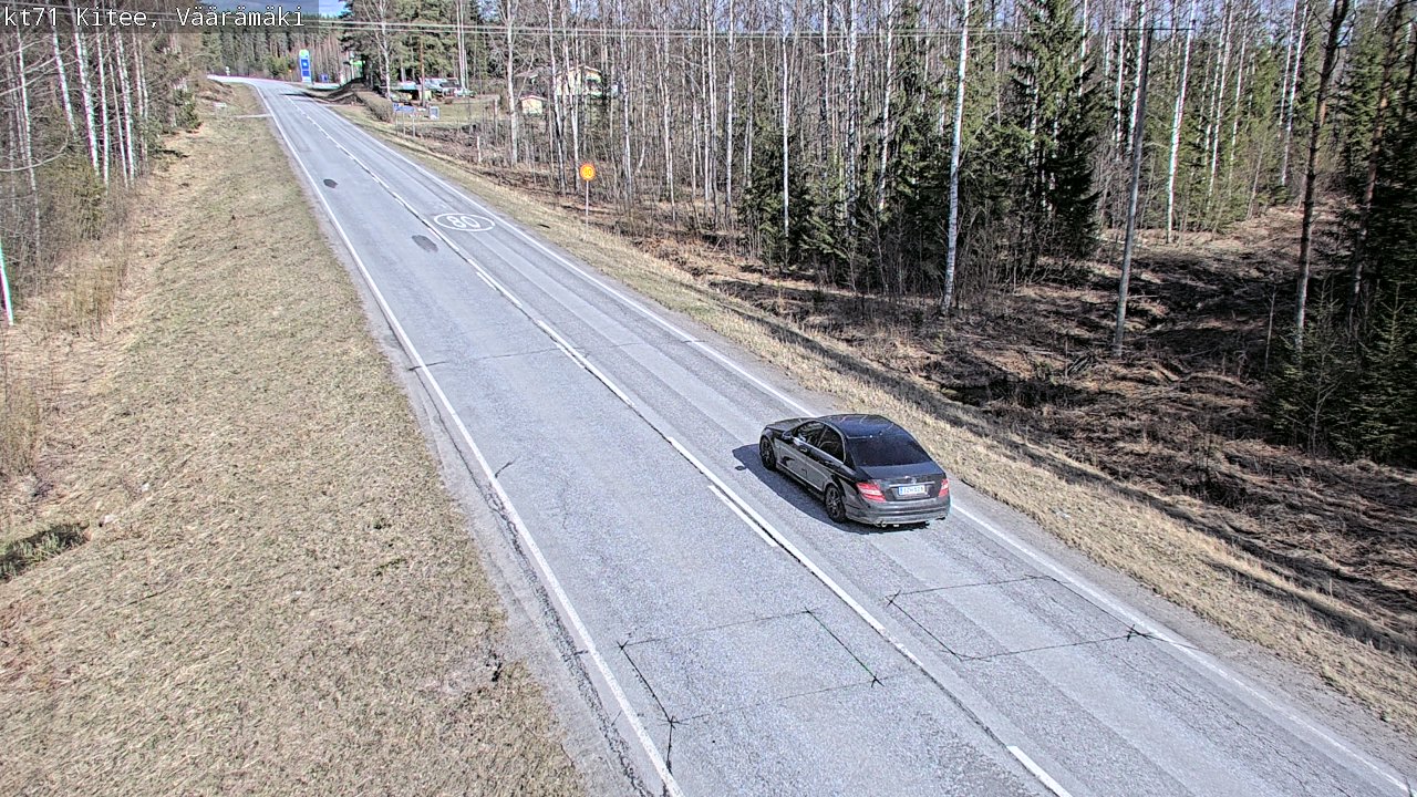 Kelikamerat Kuva Tie 71 Kitee, Väärämäki, Kitee, Pohjois-Karjala